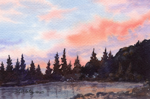 Day Break 4x6 $185 at Hunter Wolff Gallery